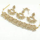 FS Collection Gold Plated Crystal Stone Necklace Set