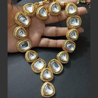 FS Collection Gold Plated Crystal Stone Necklace Set