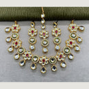 FS Collection Gold Plated Necklace Set