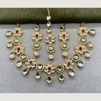 FS Collection Gold Plated Necklace Set