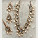 FS Collection Gold Plated Long Necklace Set