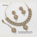 FS Collection Gold Plated Crystal Stone Necklace Set