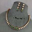 FS Collection Gold Plated Necklace Set
