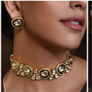 FS Collection Gold Plated Necklace Set