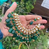 FS Collection Gold Plated Necklace Set