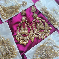 FS Collection Silver Plated Dangler Earrings