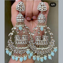 FS Collection Silver Plated Dangler Earrings