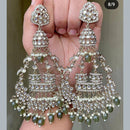 FS Collection Silver Plated Dangler Earrings