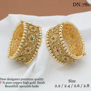 FS Collection Gold Plated Openable Bangles Set