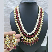 FS Collection Gold Plated Long Necklace Set