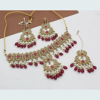 FS Collection Gold Plated Necklace Set