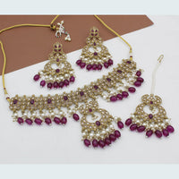 FS Collection Gold Plated Necklace Set