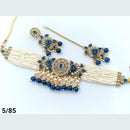 FS Collection Gold Plated Choker Necklace Set