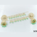 FS Collection Gold Plated Kanchain Jhumki Earrings