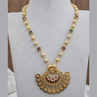FS Collection Gold Plated Long Necklace