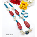 FS Collection Silver Plated Long Necklace Set