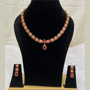 FS Collection Gold Plated AD Stone Necklace Set