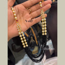 FS Collection Gold Plated AD Stone Long Necklace
