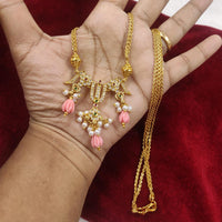 FS Collection Gold Plated Austrian Stone Necklace