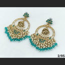 FS Collection Gold Plated Beads Dangler Earrings