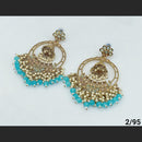 FS Collection Gold Plated Beads Dangler Earrings