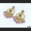 FS Collection Gold Plated Beads Dangler Earrings