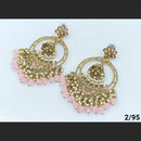 FS Collection Gold Plated Beads Dangler Earrings