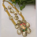 FS Collection Gold Plated Beads Long Necklace Set