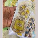 FS Collection Gold Plated Austrian And Pearl Necklace Set