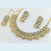 FS Collection Gold Plated Crystal Stone Necklace Set