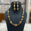FS Collection Gold Plated Beads Necklace Set