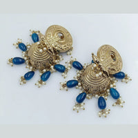 FS Collection Gold Plated Jhumki Earrings