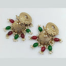 FS Collection Gold Plated Jhumki Earrings