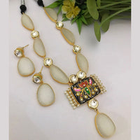 FS Collection Gold Plated Beads Necklace Set