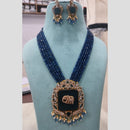 FS Collection Gold Plated Austrian Stone And Beads Necklace Set