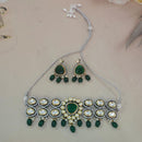FS Collection 2Tone Plated Crystal Stone And Beads Necklace Set