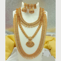 FS Collection Gold Plated Necklace Combo