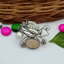 FS Collection Oxidised Plated Adjustable Ring