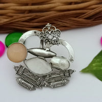 FS Collection Oxidised Plated Adjustable Ring