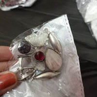 FS Collection Oxidised Plated Adjustable Ring