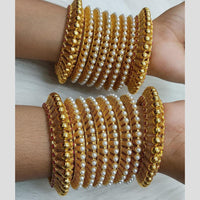 FS Collection Gold Plated  Bangles Set