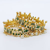 FS Collection Gold Plated  Bangles Set