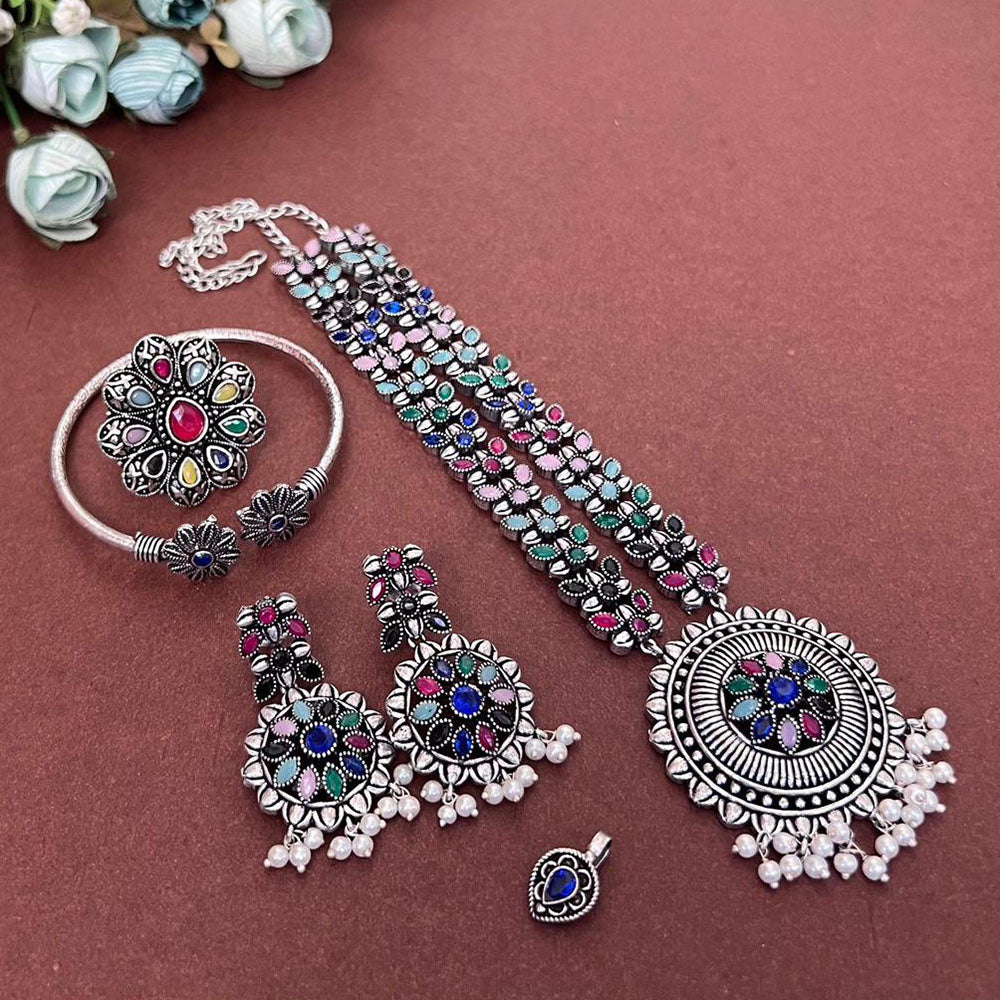 FS Collection Oxidised Plated Combo Set