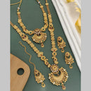 FS Collection Gold Plated Pota Stone Necklace Combo