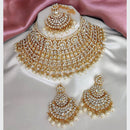 FS Collection Gold Plated Austrian Stone Choker Necklace Set
