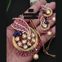 FS Collection Gold Plated AD Chain Pendent Set