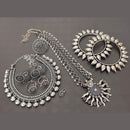 FS Collection Oxidised Plated Jewellery Combo