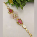 FS Collection Gold Plated Pearl Bracelet