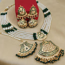 FS Collection Gold Plated Pearl Necklace Set