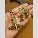 FS Collection Gold Plated Austrian Stone Necklace Set